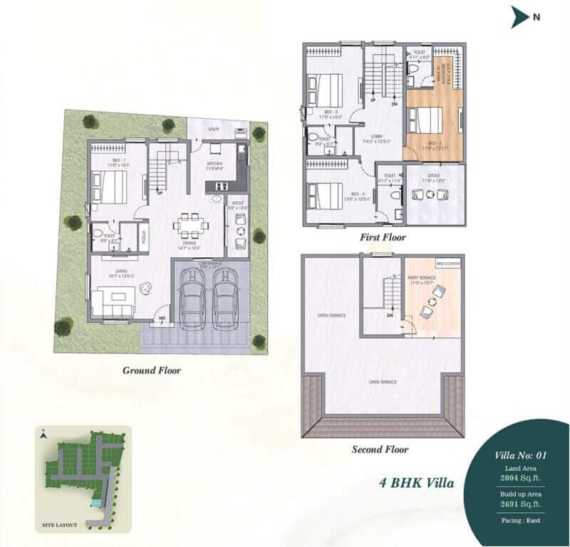 Villa for sale in Navalur Silicon Valley